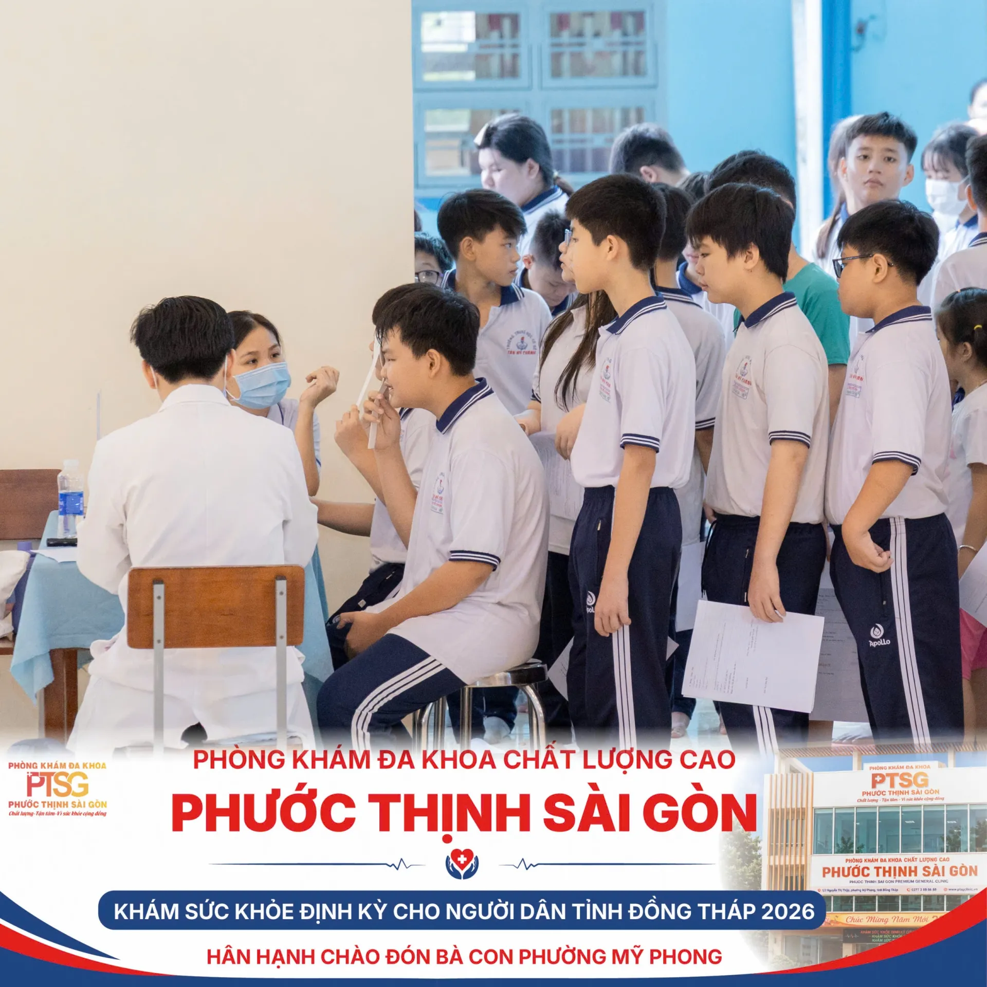 KHÁM ĐỊNH KỲ CHO HỌC SINH